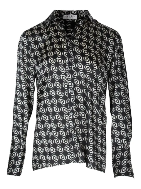 SANDRO chain-print shirt Black NAPPUGBCL338295W