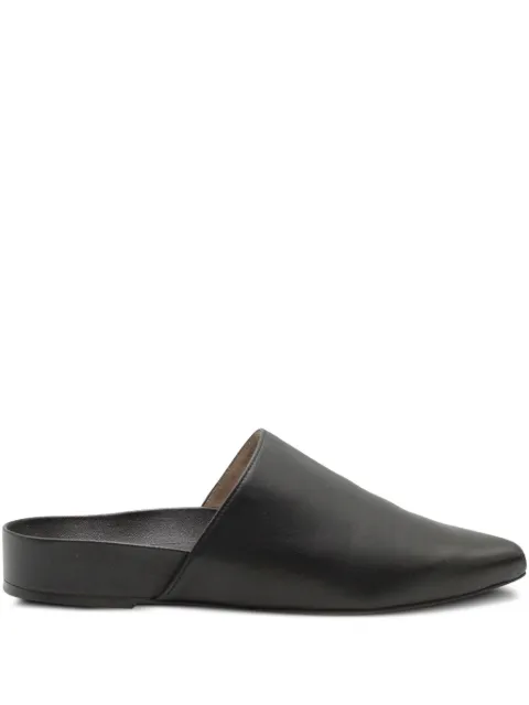 Stuart Weitzman pointed-toe flat mules Black NAPPUGBSH276144W