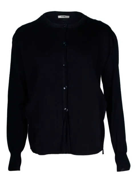 Celine Pre-Owned buttoned cardigan Black NAPPUHKCL361266W