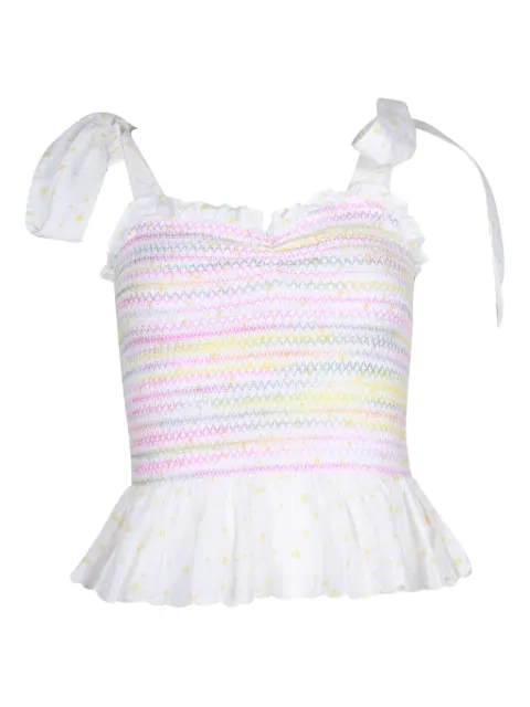 LoveShackFancy Bucky top White NAPPUGBCL266202W