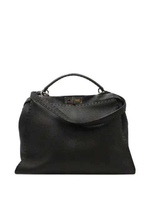 Fendi Pre-Owned medium Peekaboo two-way handbag Black NAPPUHKBA367925W