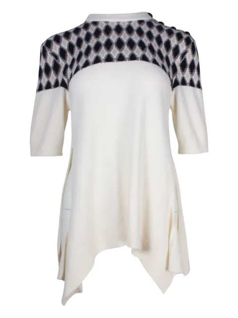 Chloé Vintage merino wool blend sweater White TONPUGBCL264903W