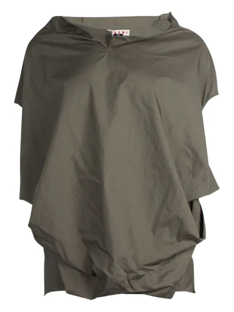 Marni Pre-Owned asymmetric blouse Green NAPPUGBCL256182W