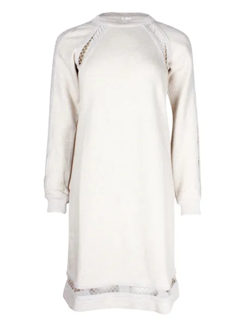 Chloé Vintage cut-out sweatshirt dress Neutrals NAPPUGBCL268446W
