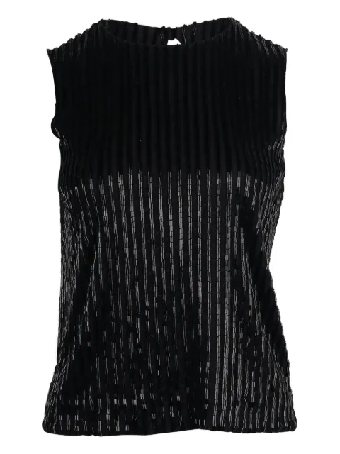 DVF Diane von Furstenberg beaded sleeveless top Black NAPPUGBCL193927W