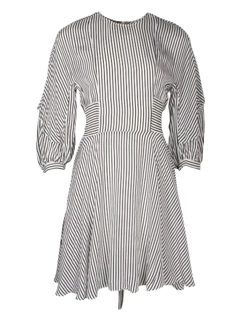 Maje striped mini dress White NAPPUGBCL292922W