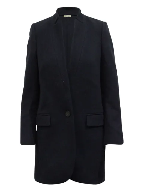 Stella McCartney Pre-Owned notched-lapel coat Blue TONPUGBCL179836W