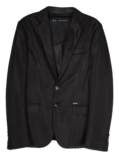 DSQUARED2 single-breasted blazer Black MRPPUGBCL268697M