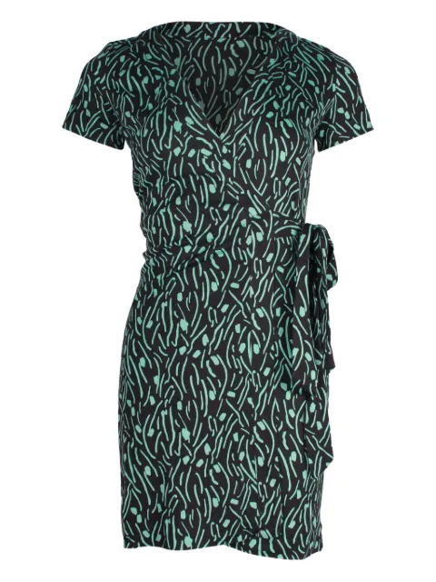 Diane Von Furstenberg Vintage silk mini dress Black NAPPUHKCL356312W