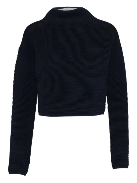 Dion Lee ribbed mock-neck sweater Blue NAPPUGBCL150474W