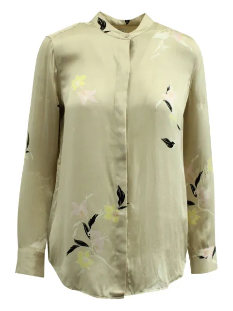Equipment floral-print shirt Neutrals NAPPUGBCL126337W