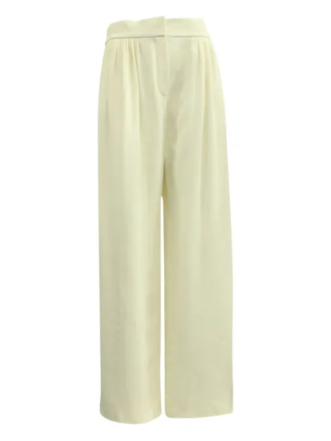 Chloé Vintage pleated-front trousers White NAPPUGBCL147429W