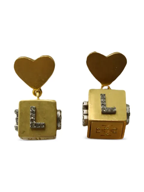 Tory Burch Love Cube earrings Gold NAPPUG