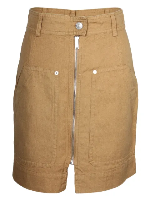Isabel Marant Vintage utility mini skirt Brown NAPPUGBCL236413W