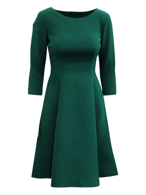 Alberta Ferretti Vintage long-sleeve flared dress Green TONPUGBCL137329W
