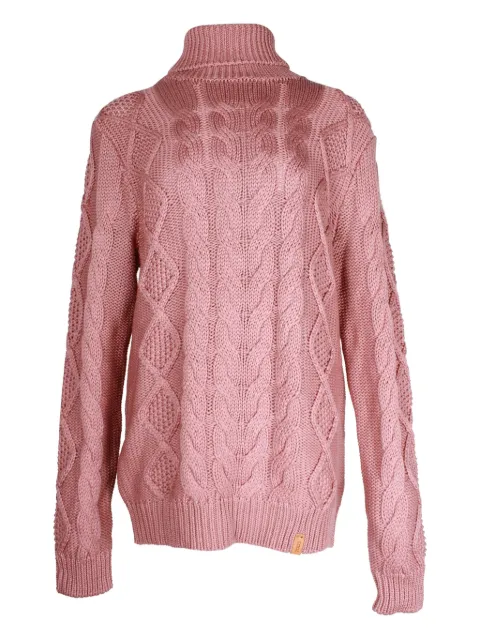 Tod's Vintage cable-knit turtleneck sweater Pink MRPPUGBCL261230M