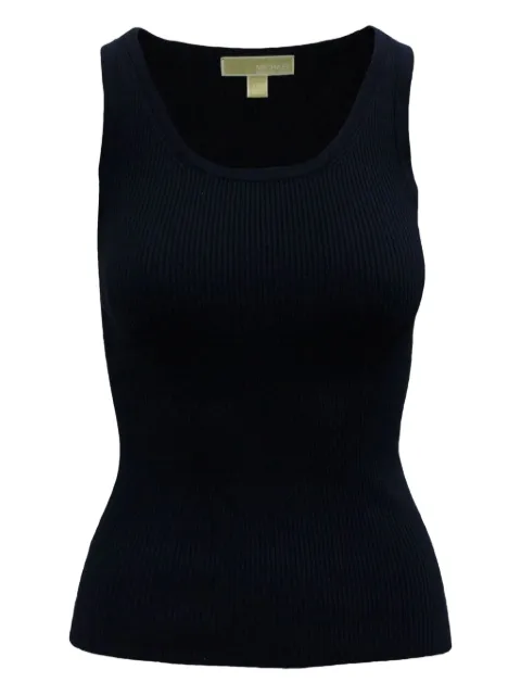 Michael Kors Vintage ribbed-knit tank top Blue NAPPUGBCL137226W