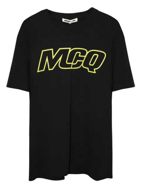 MCQ logo-print T-shirt Black MRPPUGBCL142589M