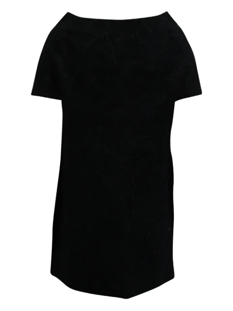 Marni Pre-Owned boat-neck short-sleeve coat Black NAPPUGBCL128836W