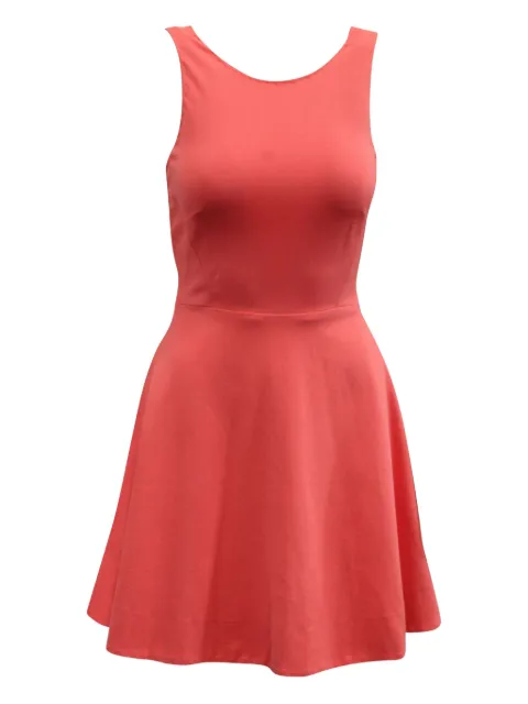 Kate Spade bow-back flared dress Pink TONPUGBCL136866W