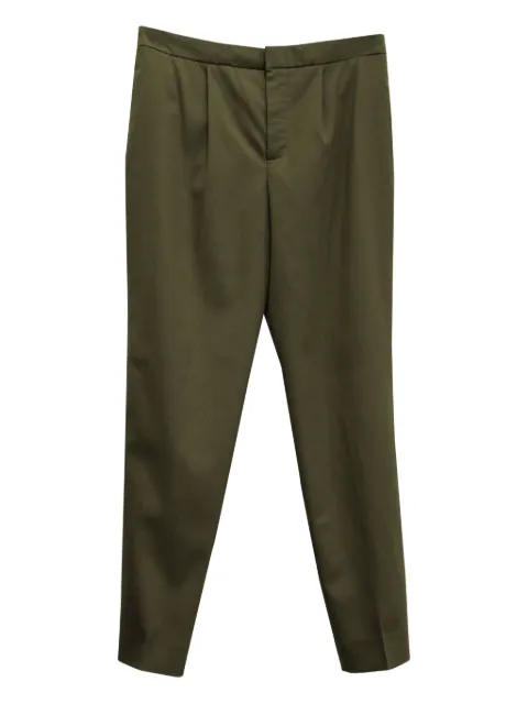 Chloé Vintage tapered-leg wool trousers Black NAPPUGBCL115750W