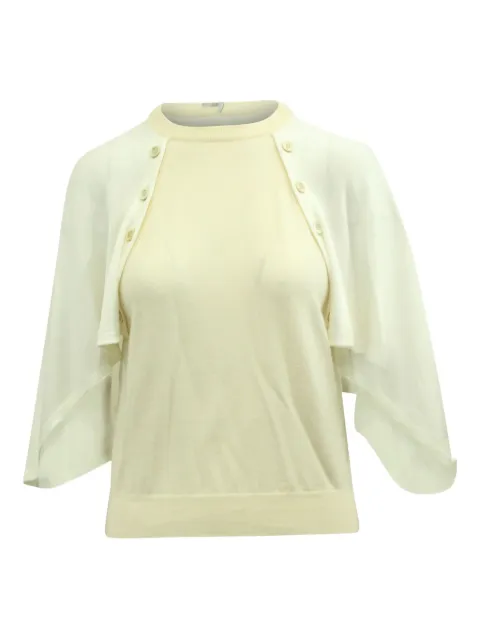 Chloé Vintage wool top White NAPPUGBCL176904W