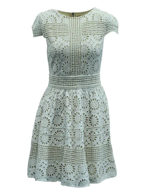 alice + olivia eyelet lace dress White NAPPUGBCL124924W