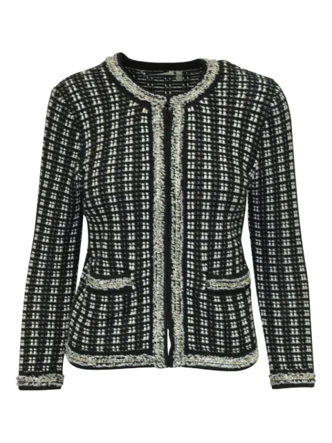 alice + olivia tweed embellished jacket Black NAPPUGBCL157415W