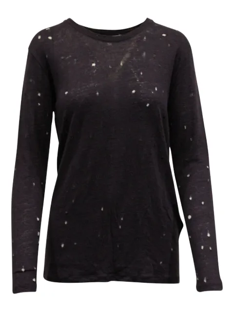 IRO Marvina T-shirt Black NAPPUGBCL157605W
