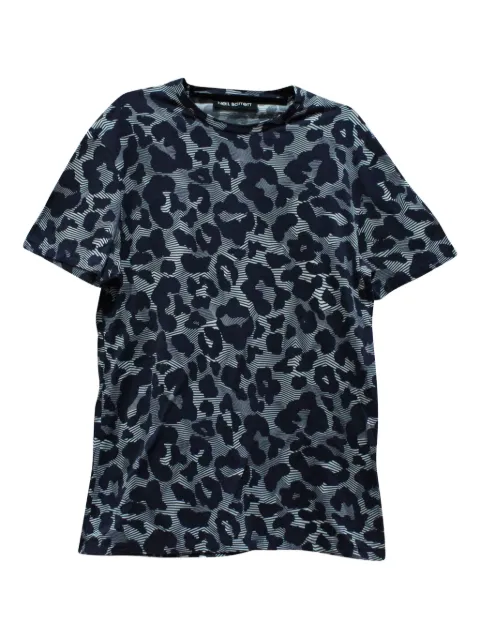 Neil Barrett leopard-print short-sleeve T-shirt Grey MRPPUGBCL119742M