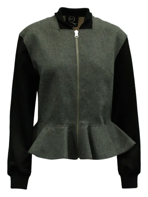 Alexander McQueen Pre-Owned zip-up bomber jacket Green NAPPUGBCL139711W