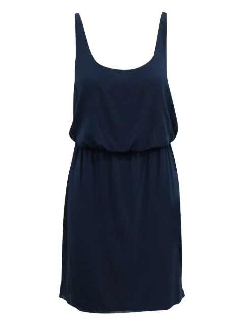 alice + olivia gathered-waist mini dress Blue NAPPUGBCL154906W