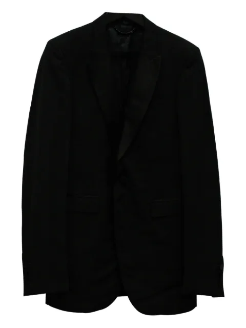 Burberry Pre-Owned single-breasted wool blazer Black MRPPUGBCL126155M