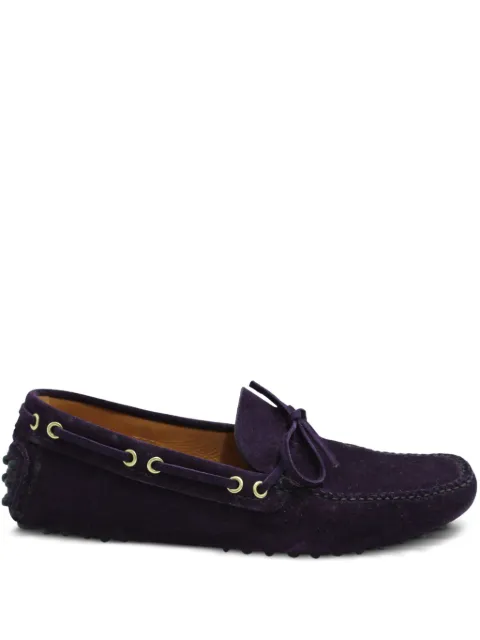 Tod's Vintage Gommino pebbled-sole boat shoes Purple MRPPUGBSH120250M