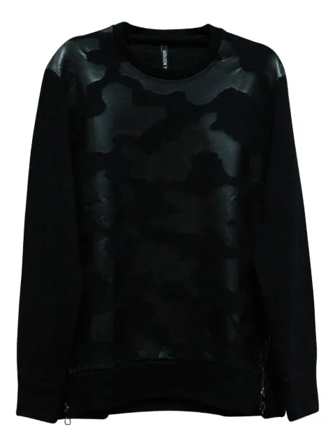 Neil Barrett camouflage-pattern patch sweatshirt Black MRPPUGBCL119739M