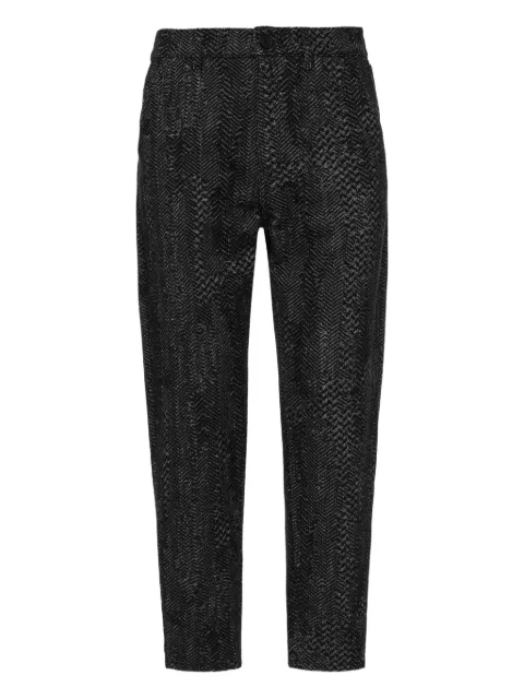 Just Cavalli patterned trousers Black 79OAA121N0598