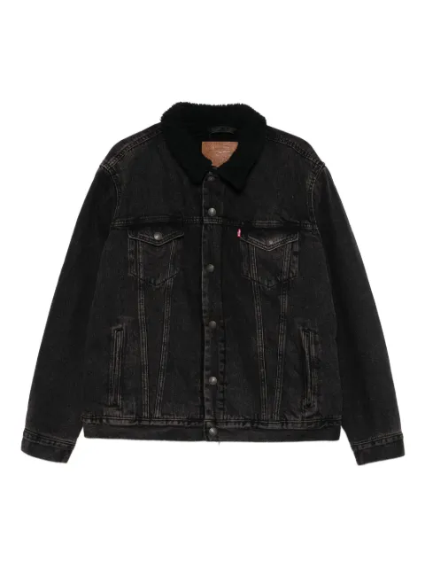 Levi's sherpa-collar denim jacket Black 163650291