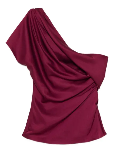 SIMKHAI draped one-shoulder blouse Red 5252159Q