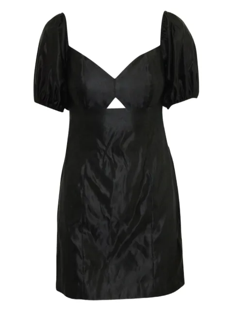 Caroline Constas puff-sleeve cut-out dress Black NAPPUGBCL153729W