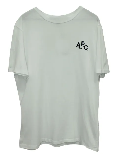 A.P.C. logo-print T-shirt White MRPPUGBCL142590M