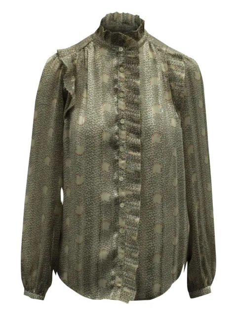 Ba&Sh silk blouse Green NAPPUGBCL137852W
