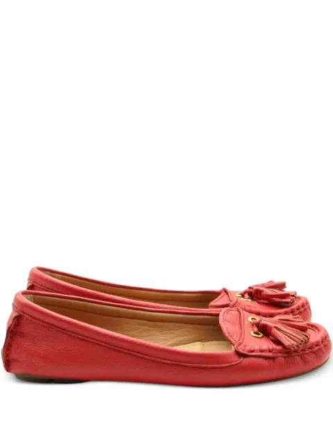 Coach Vintage tassel-detail loafers Red TONPUGBSH147047W