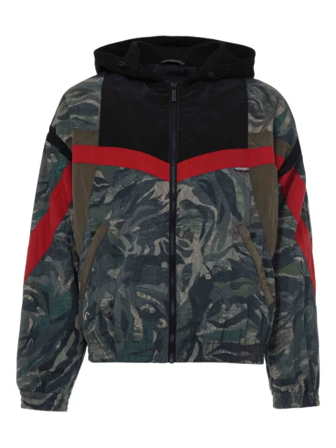 Just Cavalli Tiger Camu hooded jacket Green 79OAS404CQDS8