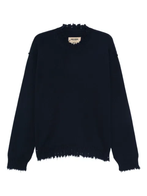 Uma Wang cashmere jumper Blue UK7555ROUND