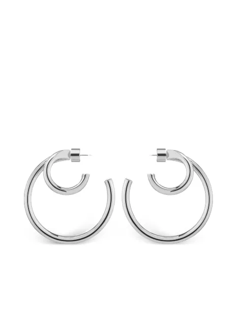Jennifer Fisher Double Lilly hoop earrings Silver JFB03975V