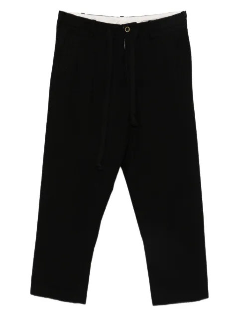 Uma Wang drawstring trousers Black UM3512PERCH