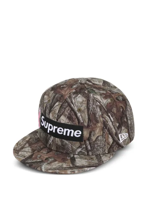 Supreme x Breast Cancer Awareness New Era "Camo" cap Brown SU25812