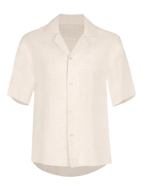 Eleventy short-sleeve pocket shirt Neutrals K75CAMK09USATES0K17802