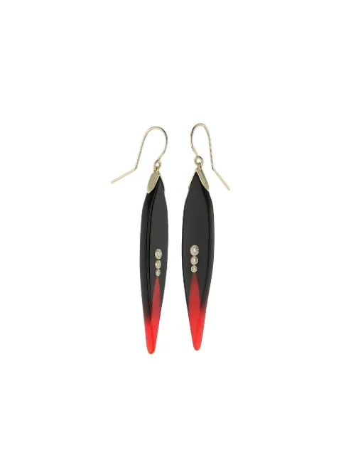 Mark Davis Bakelite earrings Red 11151009