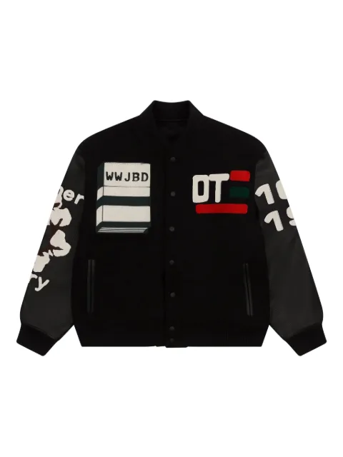 Denim Tears Stadium Cactus Varsity "Black" jacket Black DT213